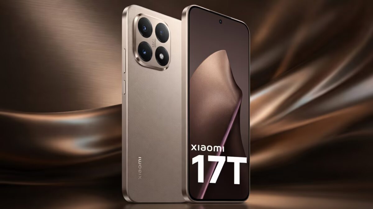 Смартфон Xiaomi 17T и 17T Pro размещены на фоне