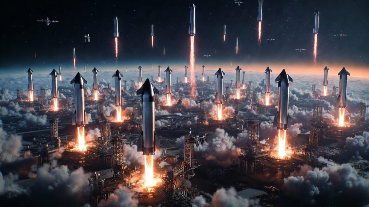 Старшип ракеты взлетают из космодрома SpaceX