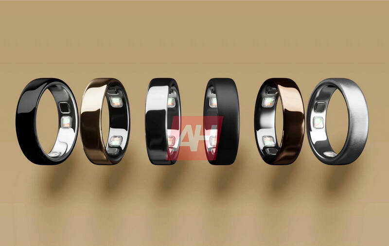 Передняя часть умного кольца Oura Ring 5 разных цветов