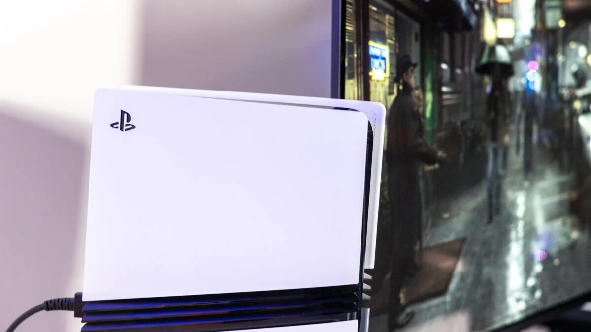 беспроводной контроллер PlayStation на дисплее ноутбука