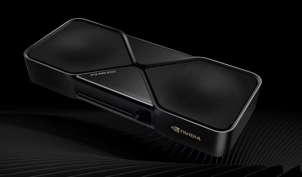 Графический процессор Nvidia RTX PRO 6000 Blackwell крупное устройство