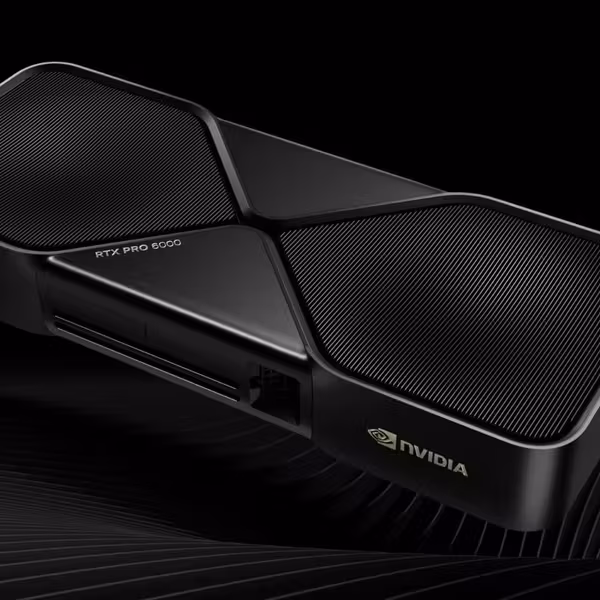 Графический процессор Nvidia RTX PRO 6000 Blackwell крупное устройство