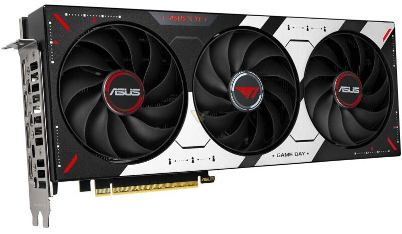 Видеокарта ASUS RTX 4060 Ti T1 Gaming с тремя вентиляторами