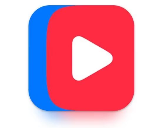 Иконка YouTube с красным фоном и белым треугольником