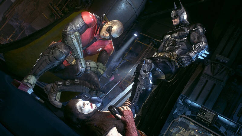 Бэтмен и Джокер в кадре из Batman Arkham Knight