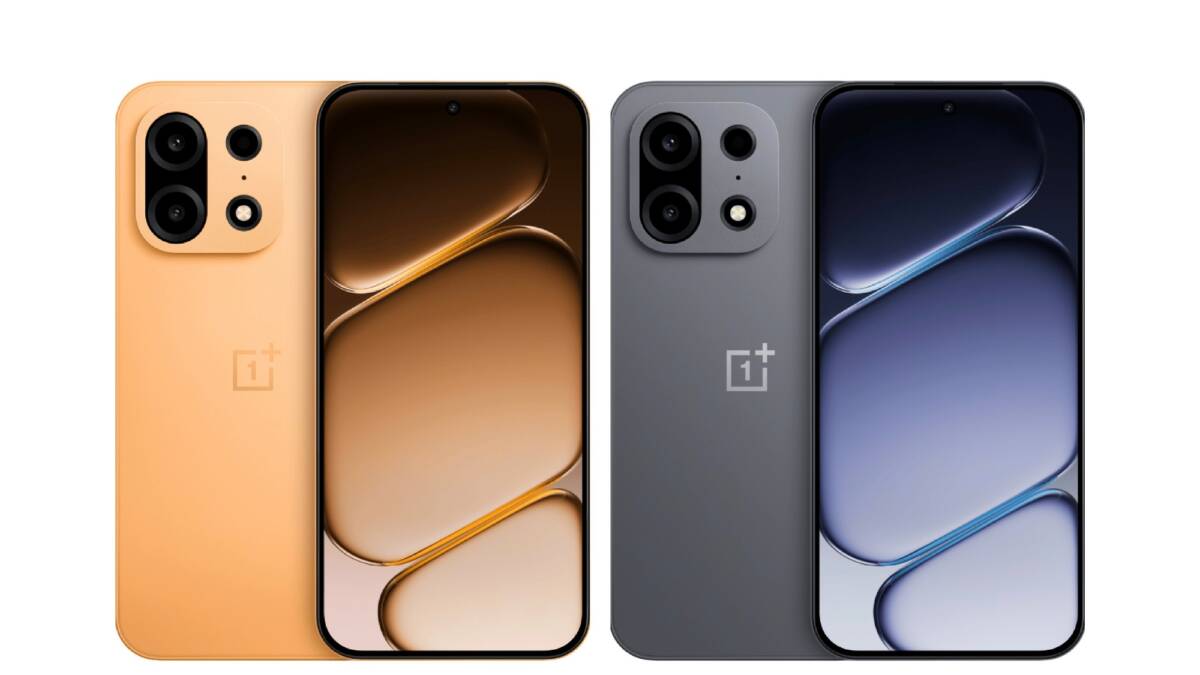 Два смартфона OnePlus Turbo 6X Pro в золотом и темно-сером цветах
