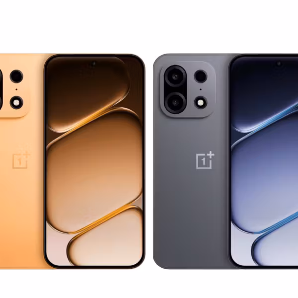 Два смартфона OnePlus Turbo 6X Pro в золотом и темно-сером цветах