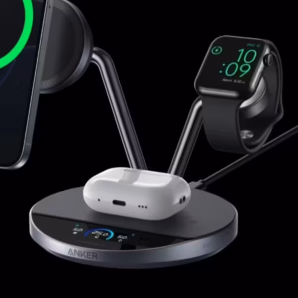 Anker выпустила зарядную станцию 3 в 1 с экраном и охлаждением