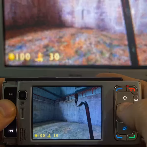 Half-Life запустили на смартфоне Nokia N95 с Symbian