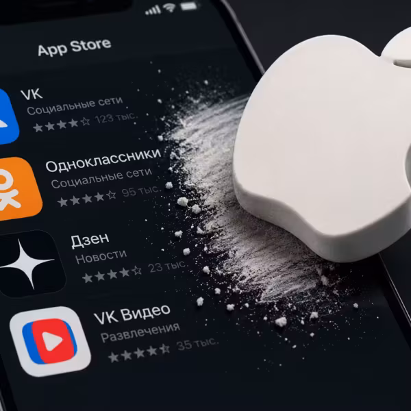 Иконки приложений VK и Одноклассники на телефоне