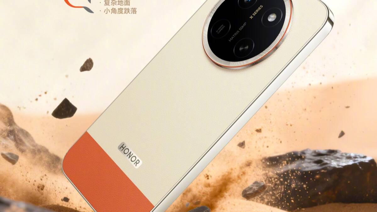 Смартфон Honor X80 Pro Max представят 22 июня 1 Рекламный постер Honor X80 Pro Max 5G с изображением телефона песочном фоне