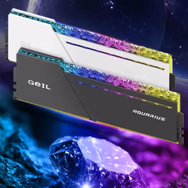 Память Geil Aquarius DDR5-6000 32 ГБ в двух цветах
