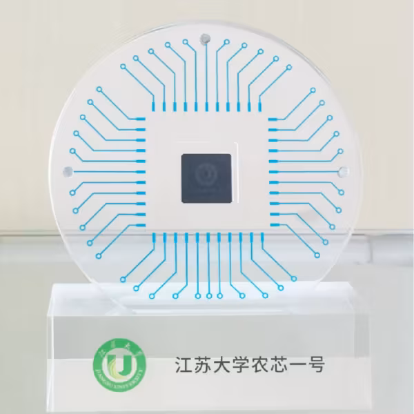 Диск с схемой микросхемы Agricultural Chip No.1 Jiangsu University