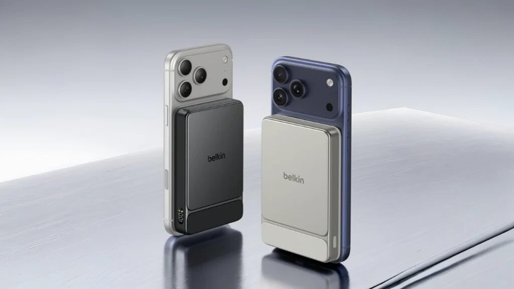 Аккумулятор Belkin UltraCharge Slim 10K получил Qi2.2 и экран