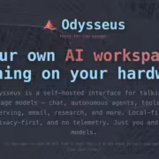 экран интерфейса Odysseus с описанием функций ИИ