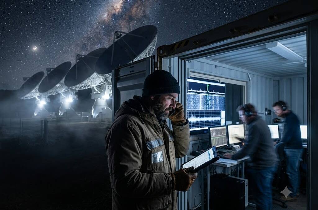 учёные обсерватории SETI исследуют космические сигналы