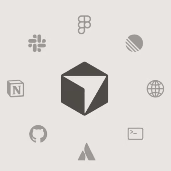 Логотип Block в центре окружён иконками офисных приложений
