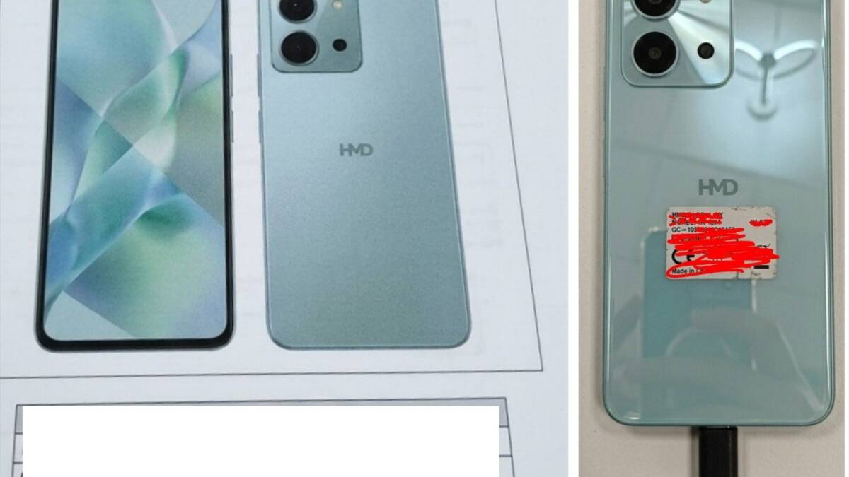 Модель HMD C2P с задней стороны и дисплеем