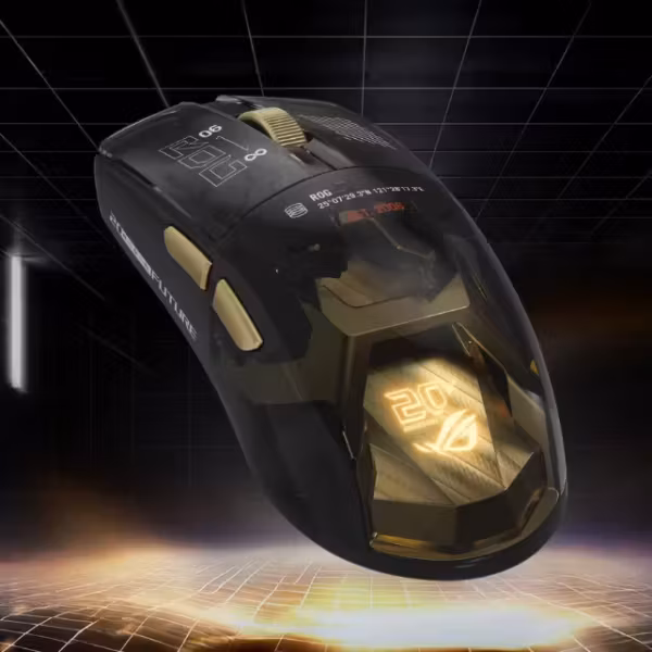 Игровая мышь ASUS ROG Harpe II Extreme Edition 20 в космическом стиле
