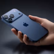 Черный iPhone 18 Pro Max в руке