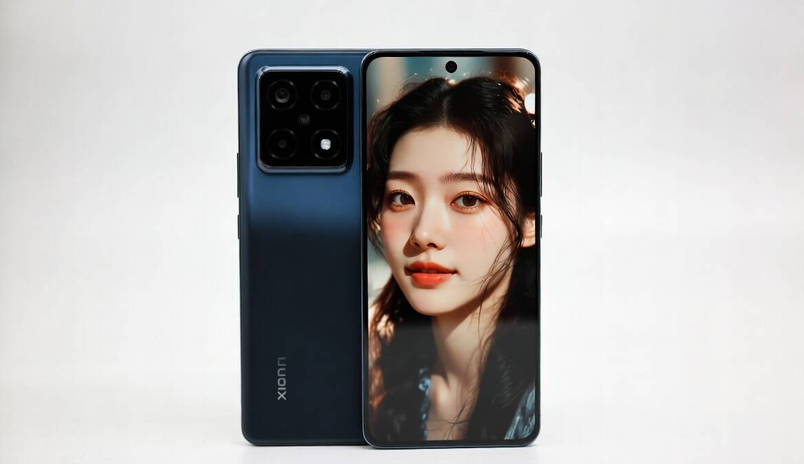 Смартфон Xiaomi Mi 11 с фронтальным дисплеем и задней камерой