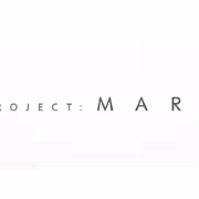 Проект Мару логотип в чёрном на белом фоне
