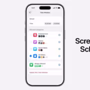 Настройки Screen Time на iPhone с графическими элементами