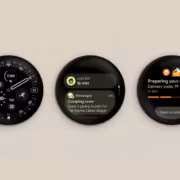 Три смарт-часы Google Pixel Watch с дисплеями