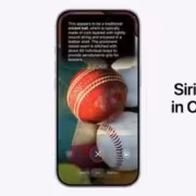 iPhone с включённым Siri mode отображает камеру и объекты рядом
