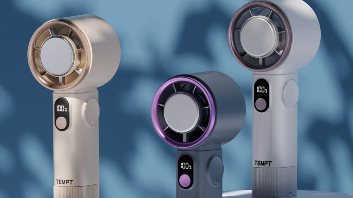 Вентилятор Tempt Icy в трёх цветах с дисплеем