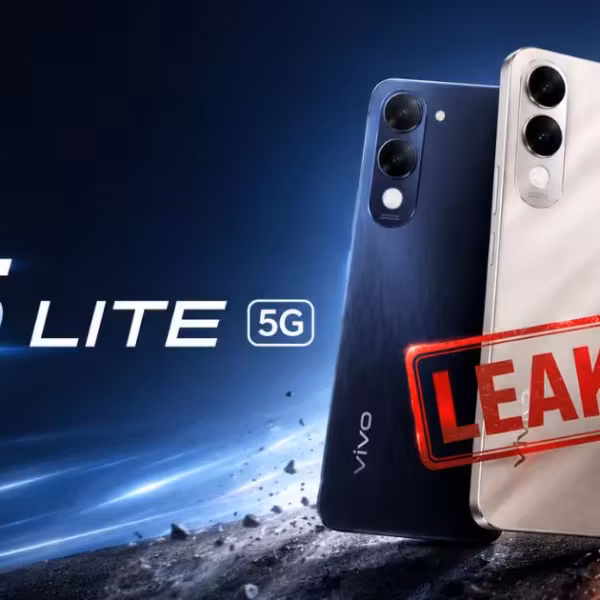 смартфон Vivo T5 Lite 5G два телефона накладываются на землю
