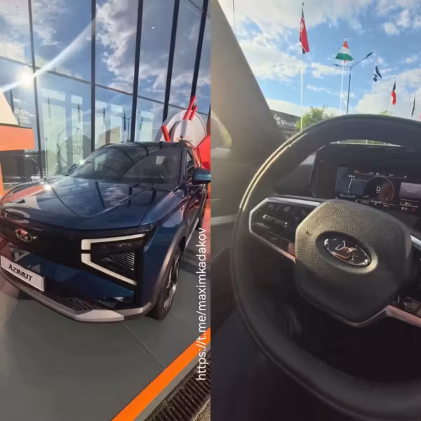 Автомобиль кроссовер Lada Azimut внутри салона и снаружи