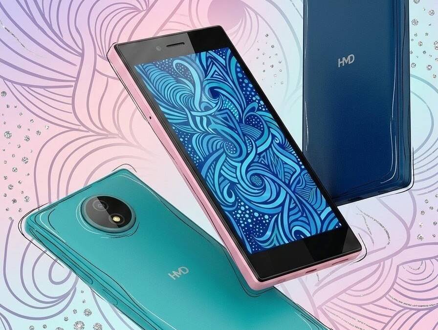 Три смартфона HMD с разноцветными корпусами