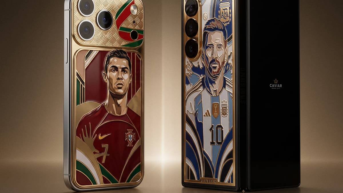 Декоративный дизайн iPhone 17 Pro Max «Роналду» и Fold 8 «Месси»