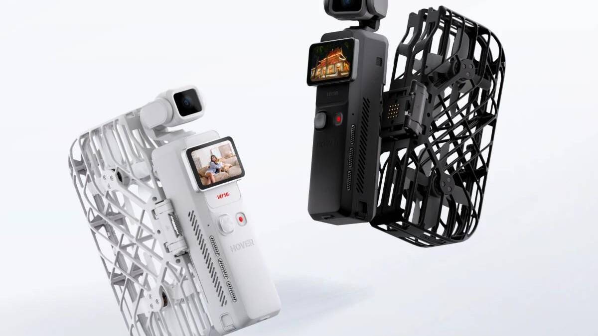Два невесомых устройства HoverAir Versa с камерами