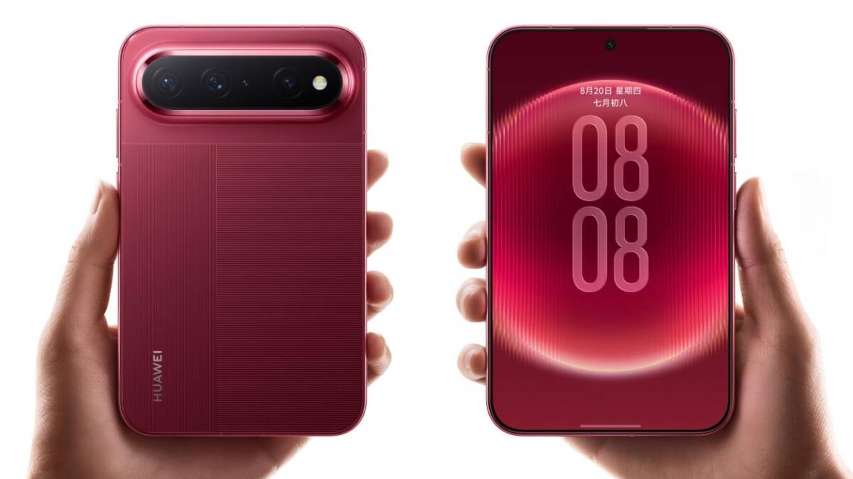 Huawei Pura X View задняя и передняя стороны крупным планом