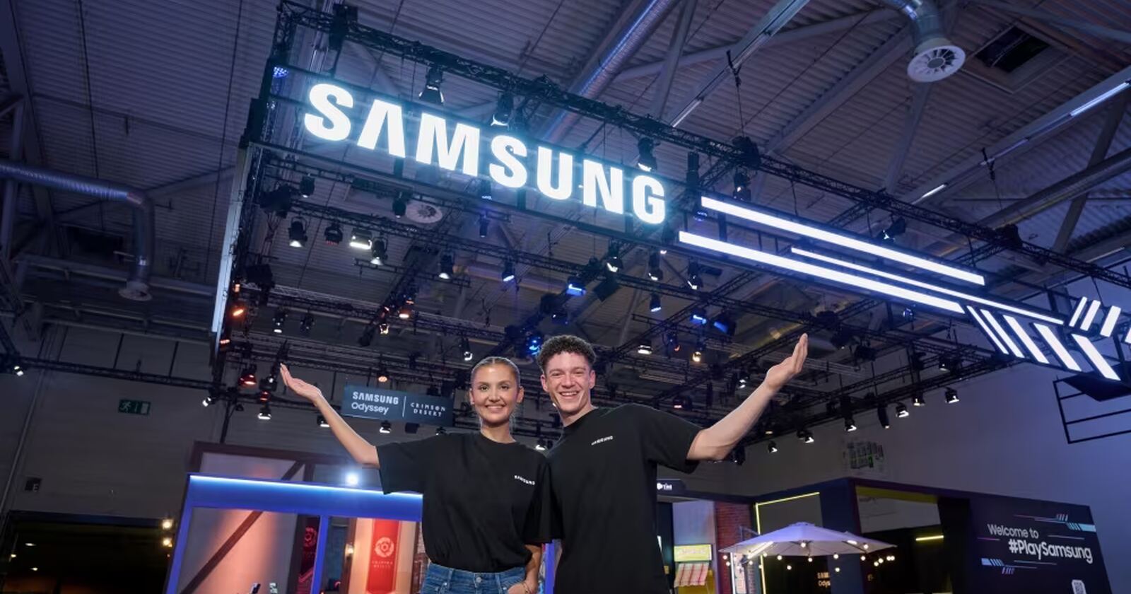 Photo: itzine.ru Samsung показала на Gamescom 2026 стенд с 6K-монитором и 3D без очков