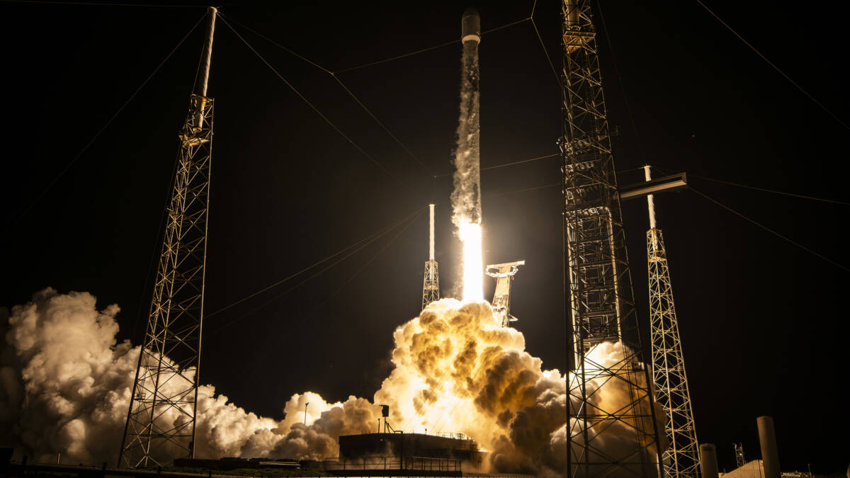 Запуск спутников SpaceX и AST SpaceMobile Rocket System