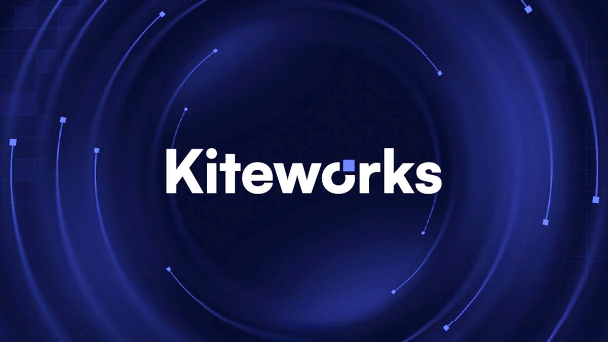 Kiteworks попросила отключить серверы на 6 часов из-за угрозы атаки 1 Логотип Kiteworks на синем круглом фоне с линиями и точками