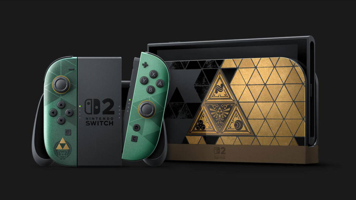Игровая консоль Nintendo Switch с аксессуарами и интерфейсом