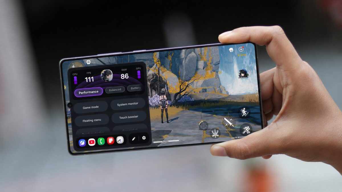 One UI 9 добавила новые режимы частоты экрана для экономии батареи Galaxy 1 Игровой смартфон Samsung Galaxy с настройками производительности