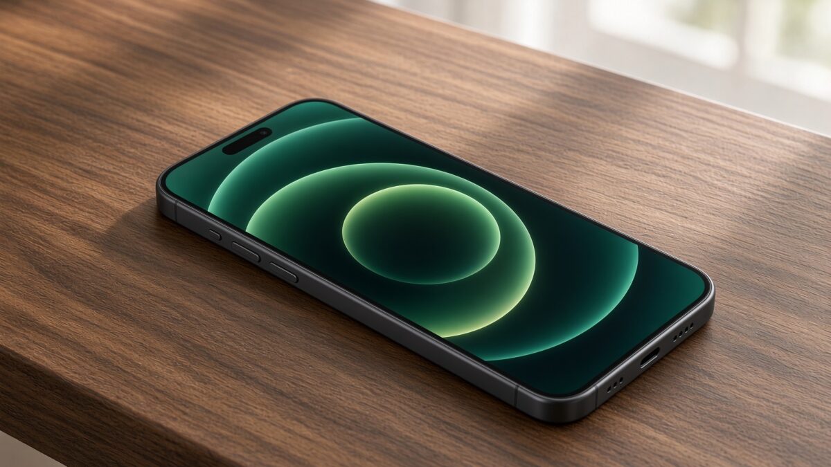 Смартфон Xiaomi 18 Pro на деревянной поверхности