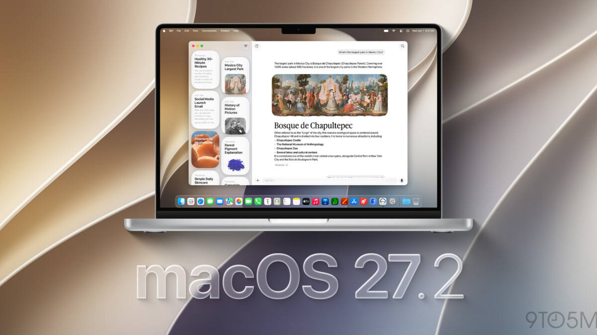 Apple выпустила macOS 27.2 с функцией памяти Siri AI и новыми языками