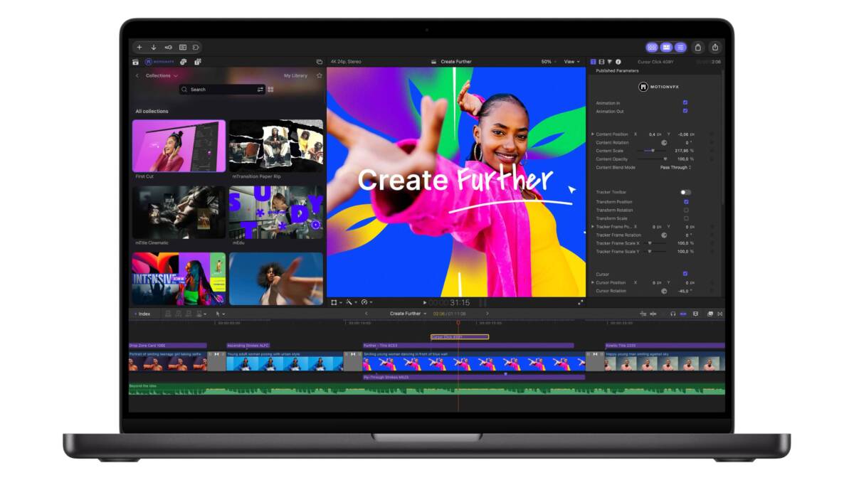 Final Cut Pro получит расшифровку речи ещё на 23 языках