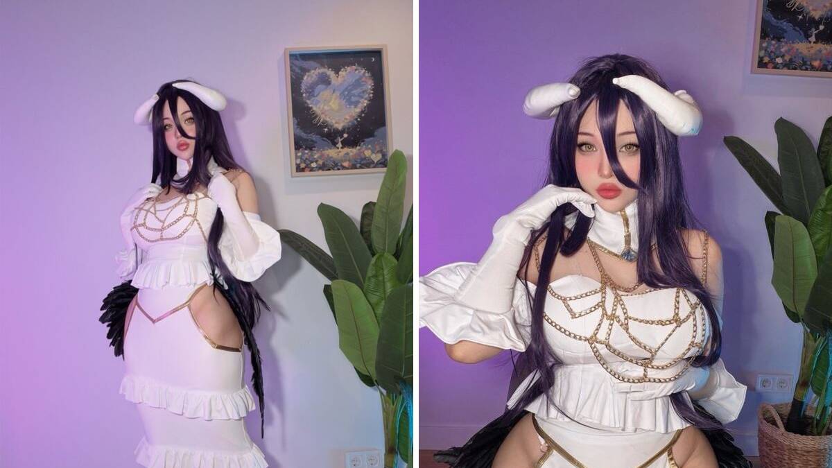 Косплей Альбедо из Overlord: Hidori Rose повторила белый образ героини