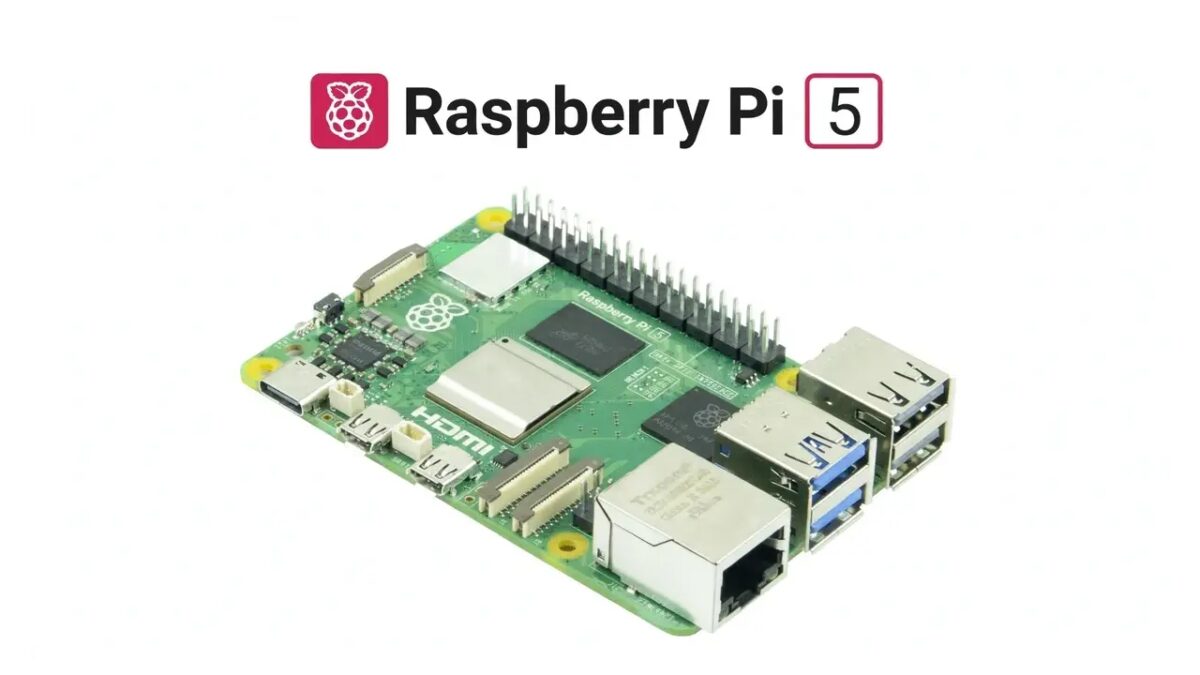 Мини-компьютер Raspberry Pi 5 с разъёмами и портами