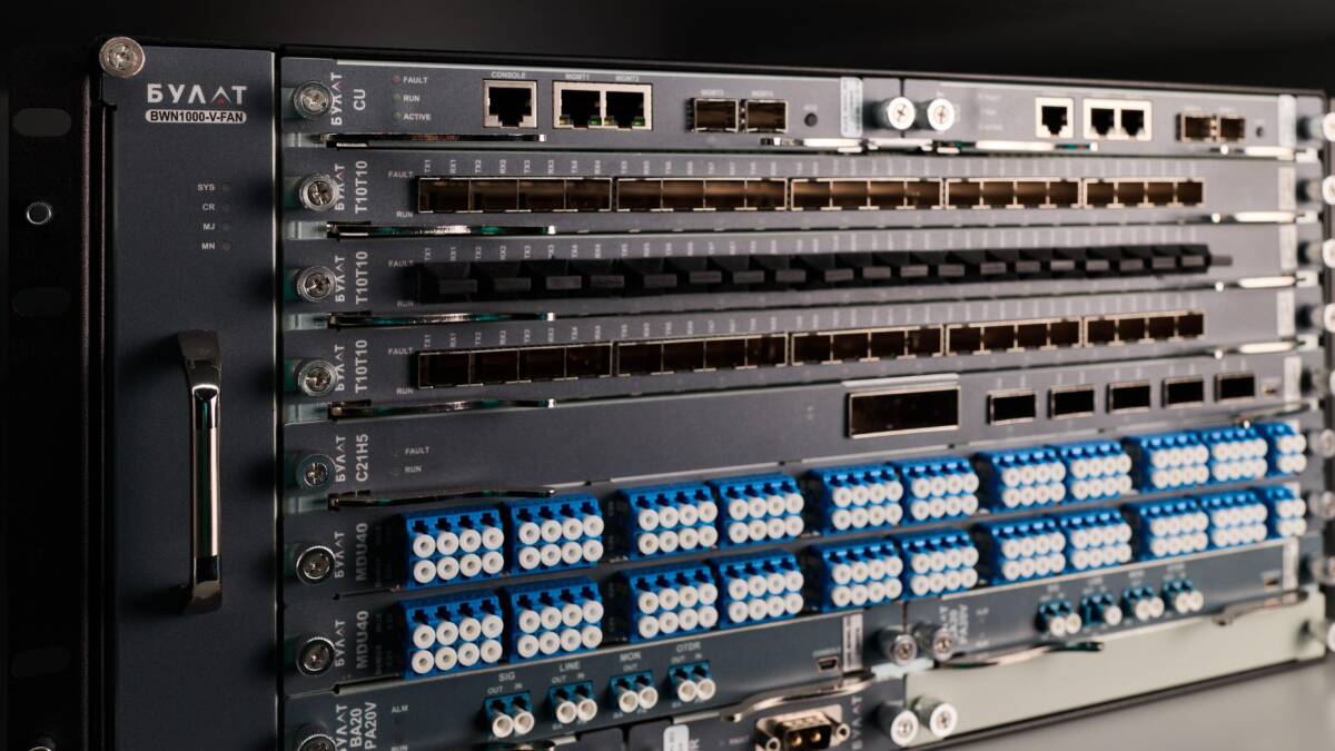 «Ростелеком» завершил разработку DWDM-системы «Булат» на 96 каналов