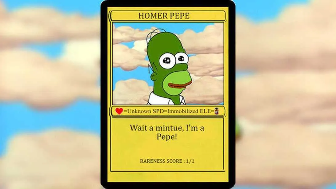Homer Pepe Nft Banner