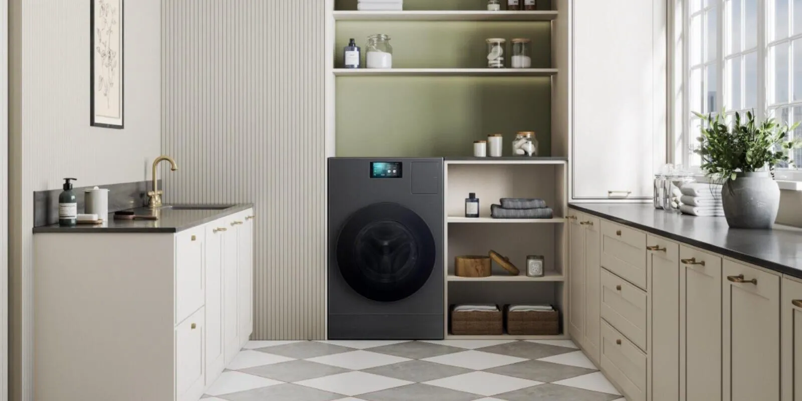 Samsung Bespoke Ai Laundry Combo Touchscreen Display